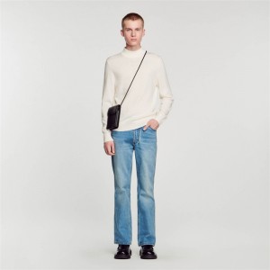 Sandro Wool sweater Ecru | SN-SDO65262