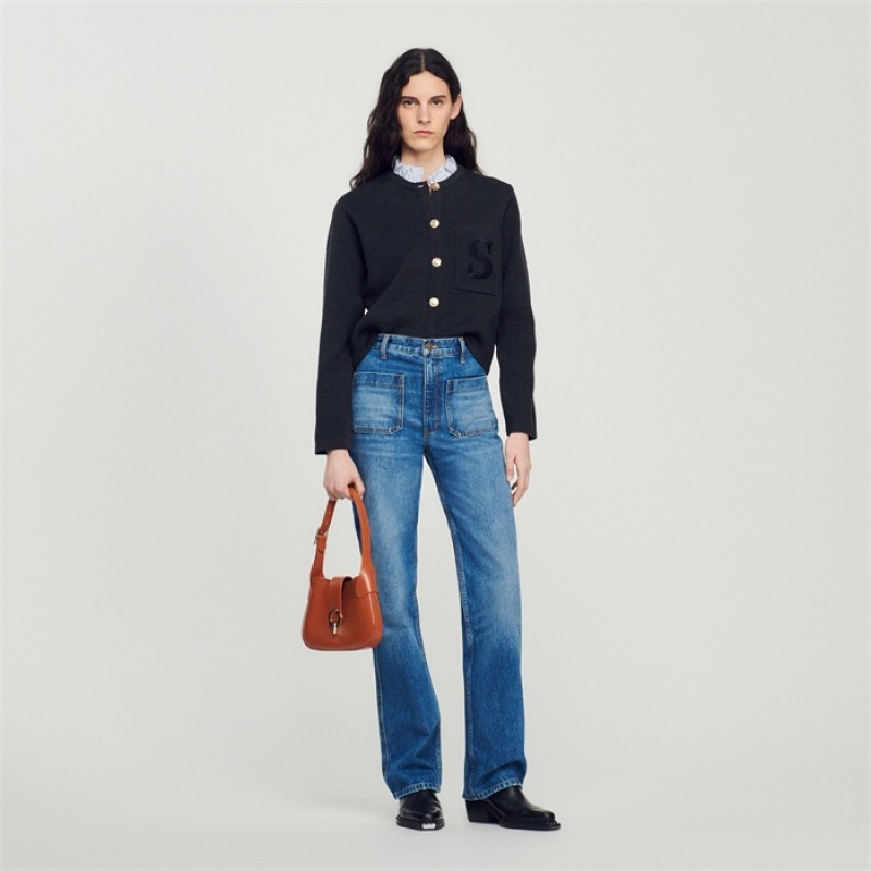 Sandro Baguette bag Caramel | SN-SDO64891