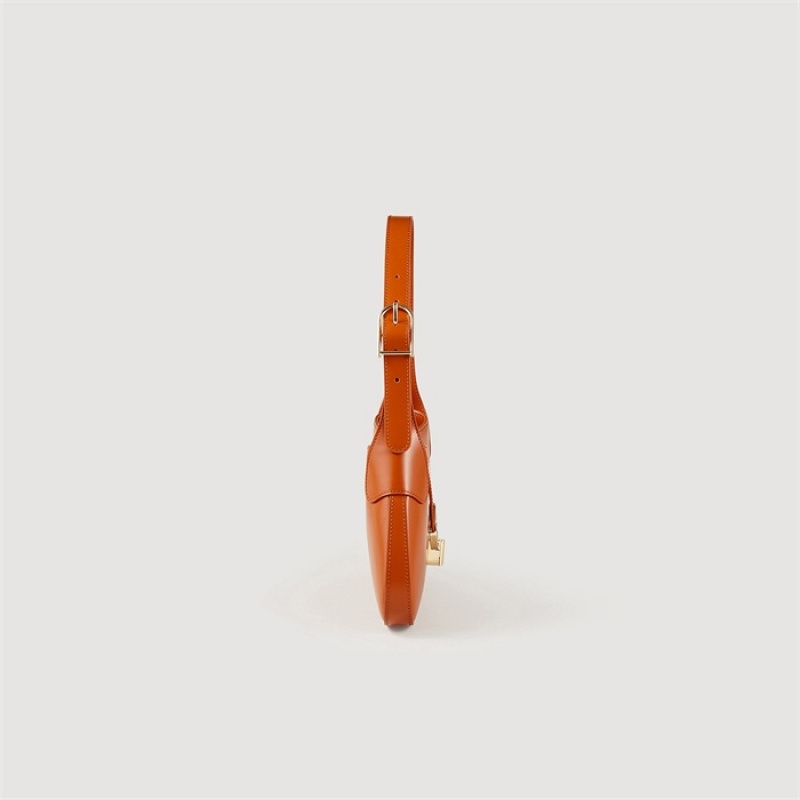 Sandro Baguette bag Caramel | SN-SDO64891