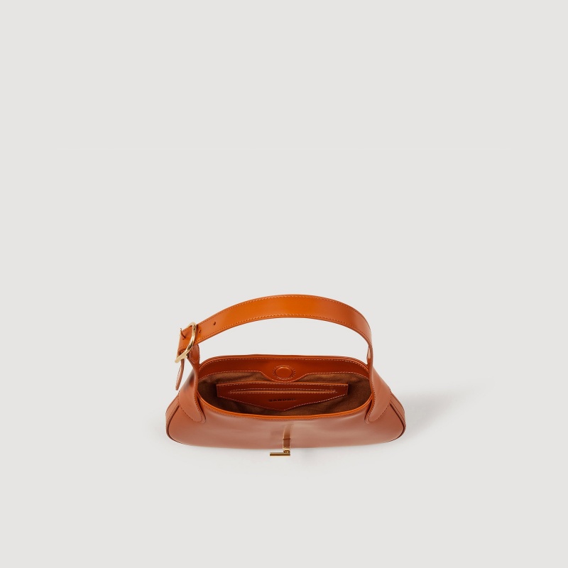 Sandro Baguette bag Caramel | SN-SDO64891