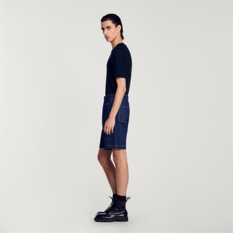 Sandro Denim shorts Raw-denim | SN-SDO65363