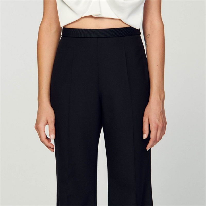 Sandro Flared pants Black | SN-SDO64762