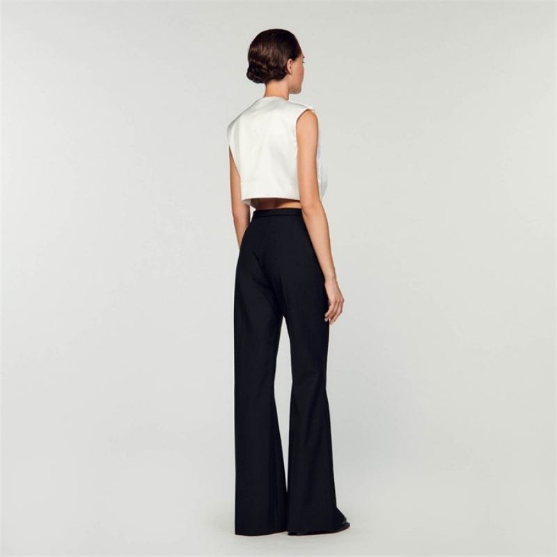 Sandro Flared pants Black | SN-SDO64762