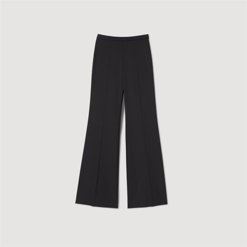 Sandro Flared pants Black | SN-SDO64762