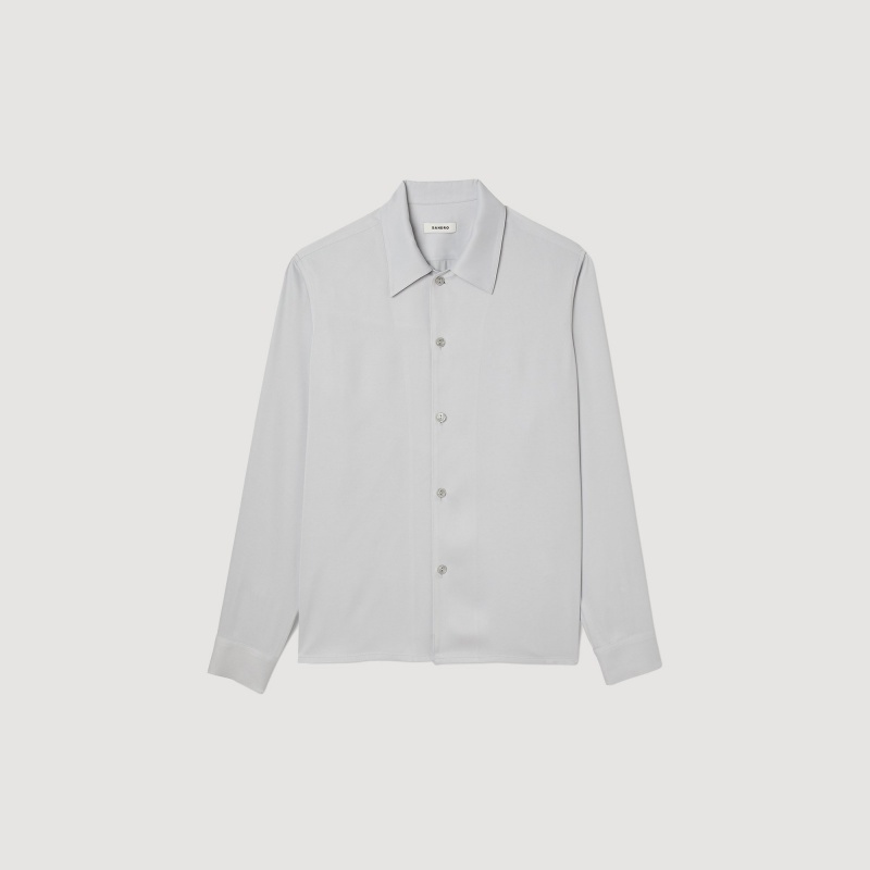 Sandro Flowing shirt Putty | SN-SDO65043