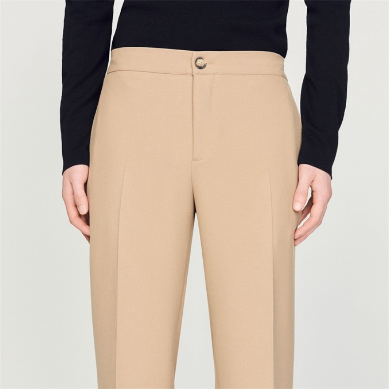 Sandro Jersey pants Beige | SN-SDO65348