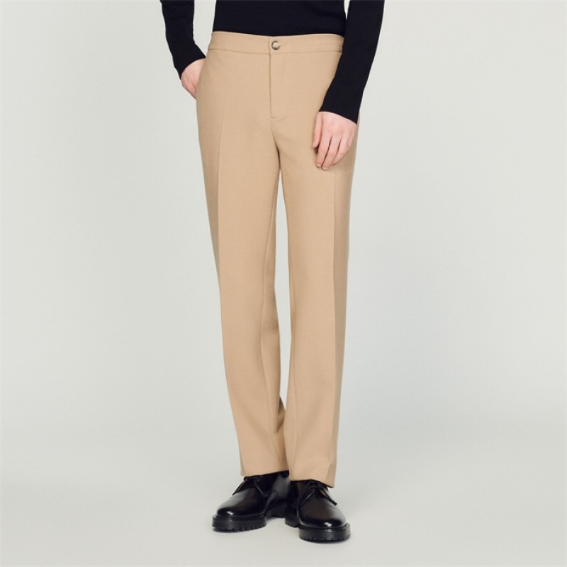 Sandro Jersey pants Beige | SN-SDO65348