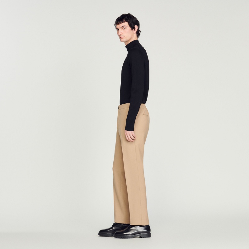 Sandro Jersey pants Beige | SN-SDO65348