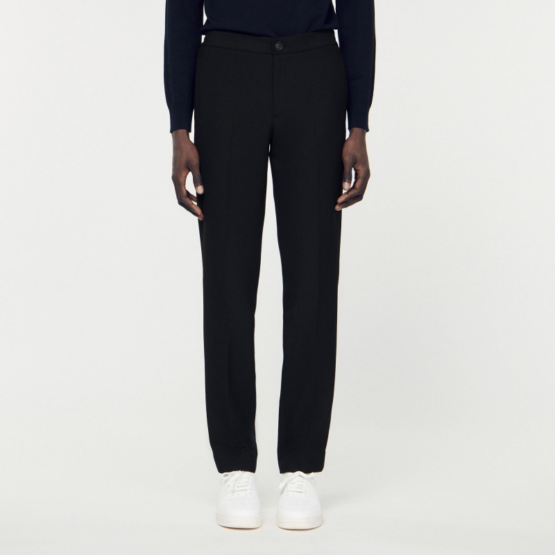 Sandro Jersey pants Black | SN-SDO65350