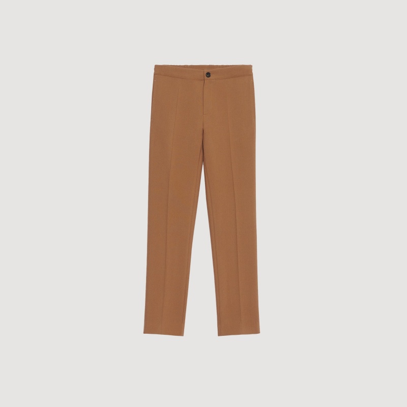 Sandro Jersey pants Camel | SN-SDO65349