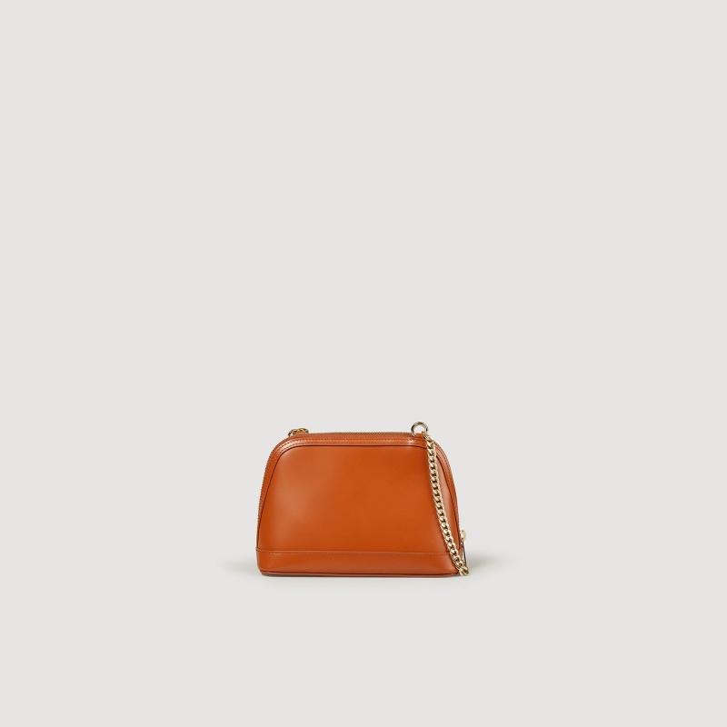 Sandro Smooth leather Rittah bag Caramel | SN-SDO64918