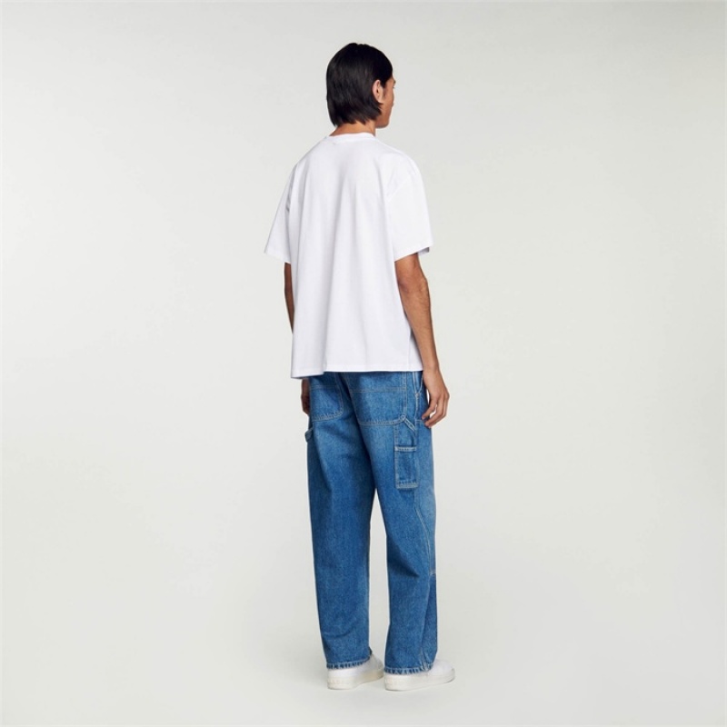 Sandro Together T-shirt White | SN-SDO65099